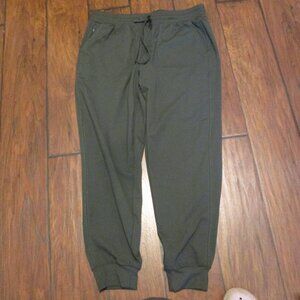 NWOT Rachel Zoe Women's Dark Olive Joggers Size Large